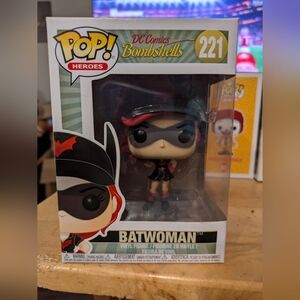 Funko Pop! Heroes DC Comics Bombshells Batwoman vinyl figure, number 221.